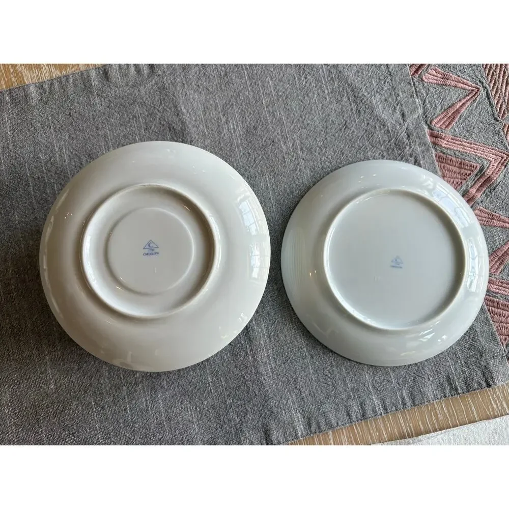 Vintage Ćmielów Poland Porcelain Coffee Tea Set - MCM Black Line Geometric